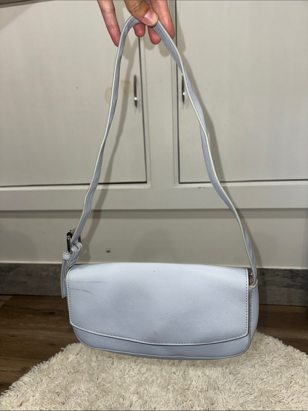 Forever 21 Classic Light Blue Women’s Shoulder Bag